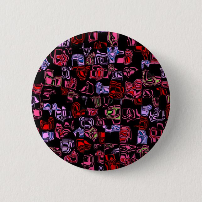 Cuckoo Abstract 6 Cm Round Badge (Front)