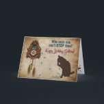 Cuckoo Clock Birthday - GirlFriend Card<br><div class="desc">Put a smile on your girlfriend's face with this cute birthday card</div>