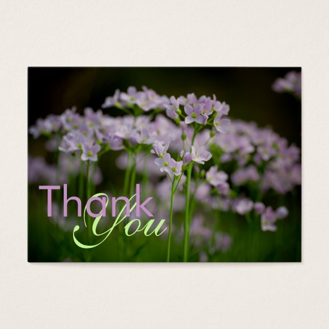 Cuckoo Flower • Wedding Favour Tag (Front)