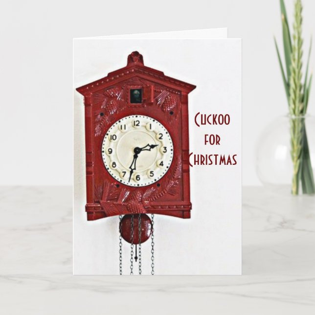 "CUCKOO FOR CHRISTMAS" AND "SO IN LOVE WITH YOU" HOLIDAY CARD (Front)