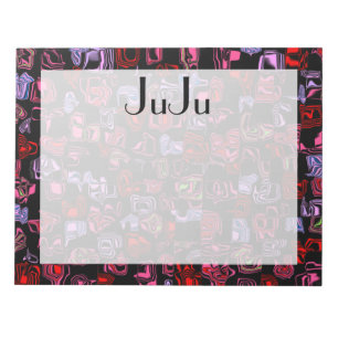 Cuckoo Marbled Abstract Notepad