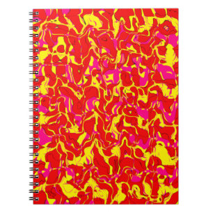 Cuckoo Marbled Abstract Spiral Notebook