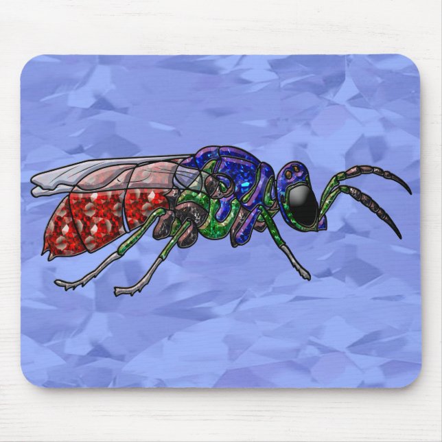 Cuckoo Wasp Mouse Pad (Front)
