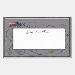 Cuckoo Wasp Rectangular Sticker