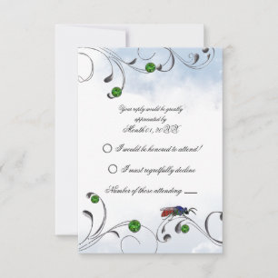 Cuckoo Wasp RSVP Card