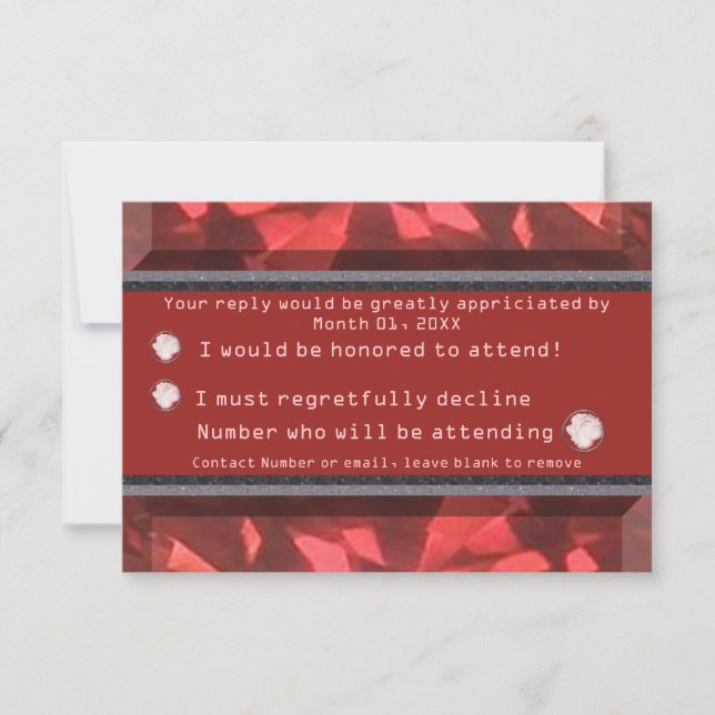 Cuckoo Wasp RSVP Card (Front)