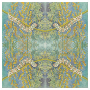 Cucullia Absinthii Wormwood Caterpillar Fabric