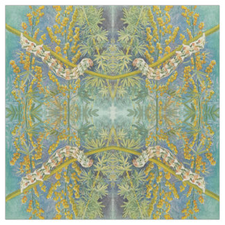 Cucullia Absinthii Wormwood Caterpillar Fabric