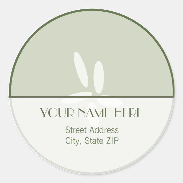 Cucumber Address Label Sticker (Front)