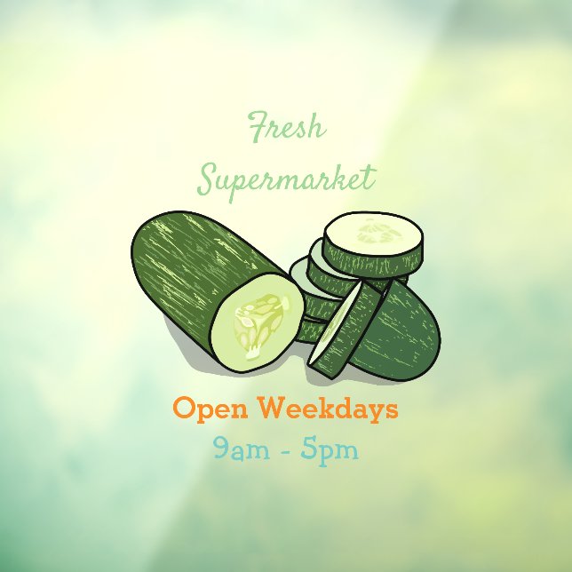 Cucumber cartoon illustration (Sheet 3)