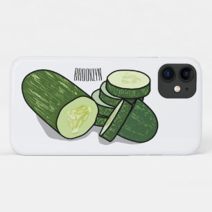 Cucumber cartoon illustration  Case-Mate iPhone case