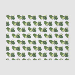 Cucumber cartoon illustration tissue paper