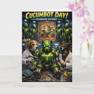 Cucumber, cucumber later, victory graduation card 