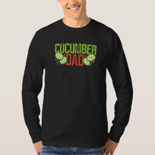 Cucumber Dad Vegan Vegetable Farmer Veggie Pickle T-Shirt