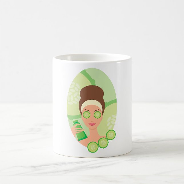 Cucumber Facial Coffee Mug (Creator Uploaded)