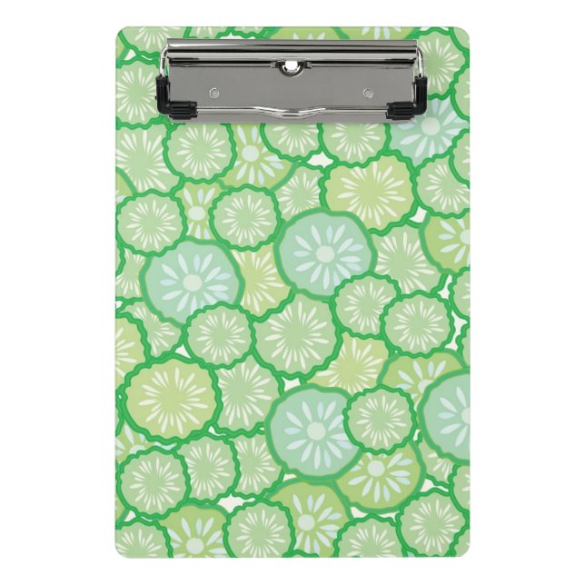 Cucumber funny pattern mini clipboard (Front)