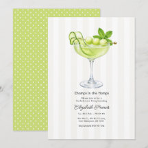 Cucumber Melon Martini Hamptons Bachelorette Party