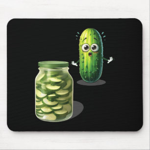 Cucumber Meme Funny Halloween Costume Shocked Mouse Pad