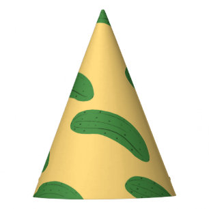 Cucumber Pickles Vegetable Lover Food Humour Party Hat