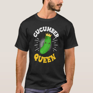 Cucumber Queen Fruit Vegetable Mother's Day Garden T-Shirt