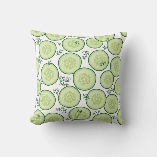 Cucumber Salad Cushion (Front)