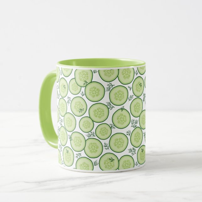 Cucumber Salad Mug (Front Left)