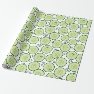 Cucumber Salad Wrapping Paper