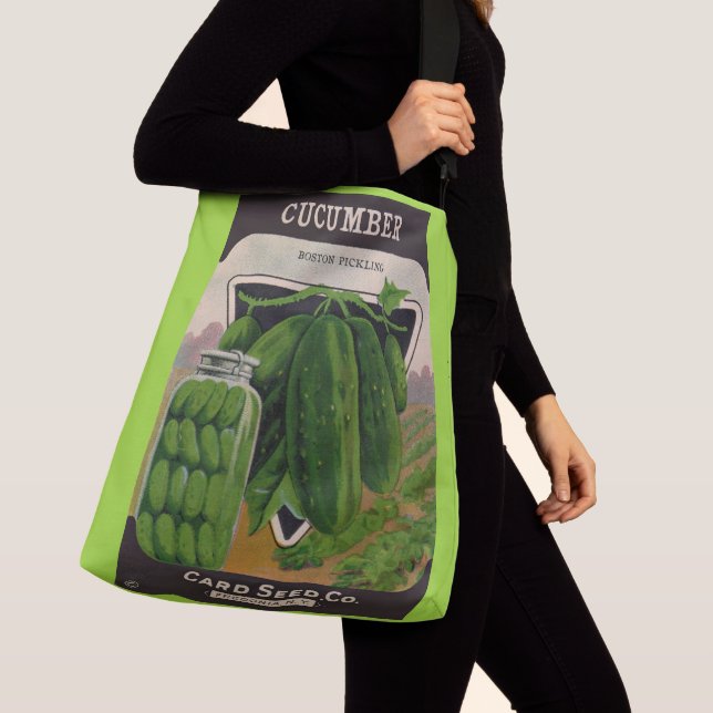 cucumber seeds envelope cover crossbody bag (Close Up)