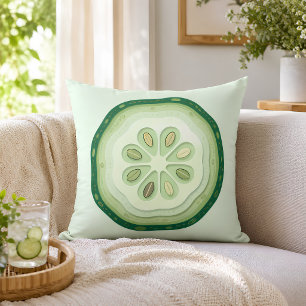 Cucumber Slice Cushion