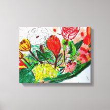 Cucumber Stretched Canvas Print