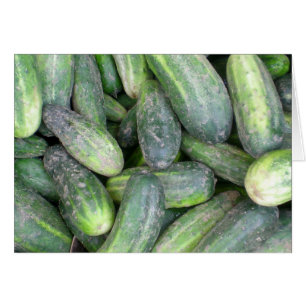Cucumbers Blank Card