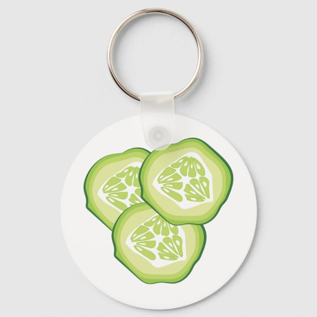 Cucumbers Key Ring (Front)