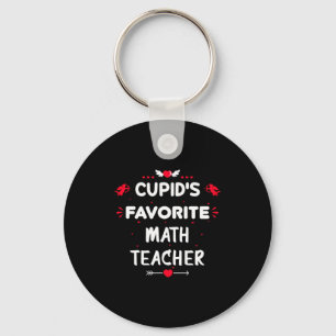 Cud S Favorite Math Teacher Valentine S Day Man  Key Ring