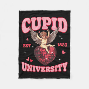 Cud University Vintage 90s Disco Valentine's Day M Fleece Blanket