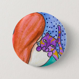Cuddle 6 Cm Round Badge
