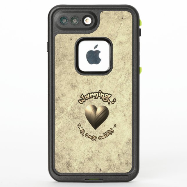 Cuddle Alert – Art with Heart! LifeProof iPhone Case (Back)