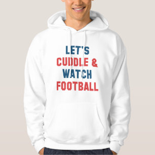 Cuddle And Football Hoodie