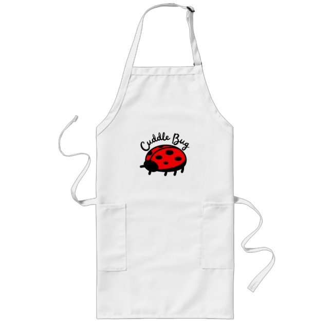 Cuddle Bug Ladybug | Cute & Cosy Design Long Apron (Front)