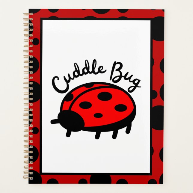 Cuddle Bug Ladybug | Cute & Cosy Design Planner (Front)