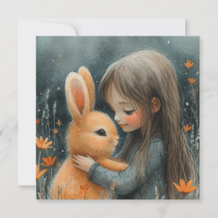Cuddle Bunnies: Happy Wishes 🐰🐰Digital Holiday Card