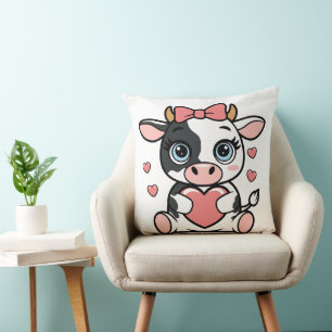 Cuddle Cow 20x20 Throw Pillow