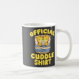 Cuddle Cute Giraffes Couple Valentine's Day  Coffee Mug