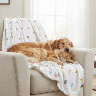 Cuddle Fleece Warm Pet Blanket Liner Throw