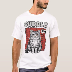 Cuddle King Vintage Cat Shirt Design_1