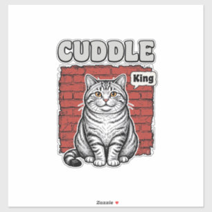 Cuddle King Vintage Cat Shirt Design_1