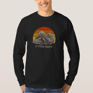 Cuddle Party Otter  Family Sea Animal Relatives Bi T-Shirt