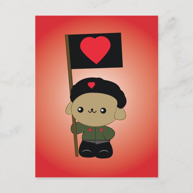 Cuddle Revolution Puppy Post Card (Front)