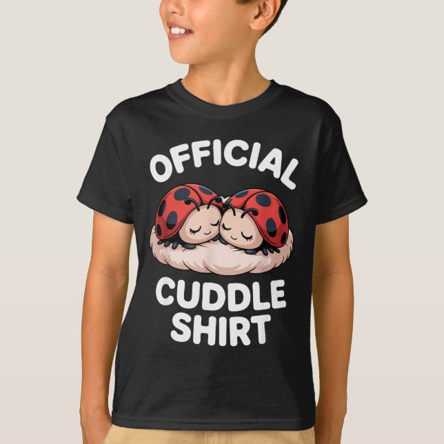 Cuddle Shirt Cute Ladybug Couple Cozy  (Front)