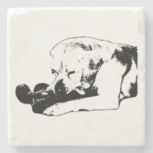 Cuddle the Favourite Stone Coaster