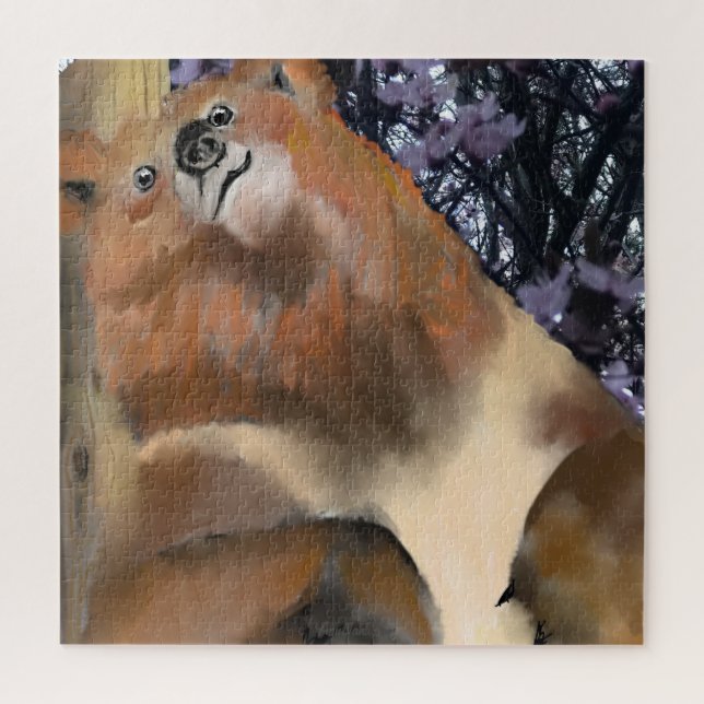 Cuddle Up To A  Bear Jigsaw Puzzle (Vertical)